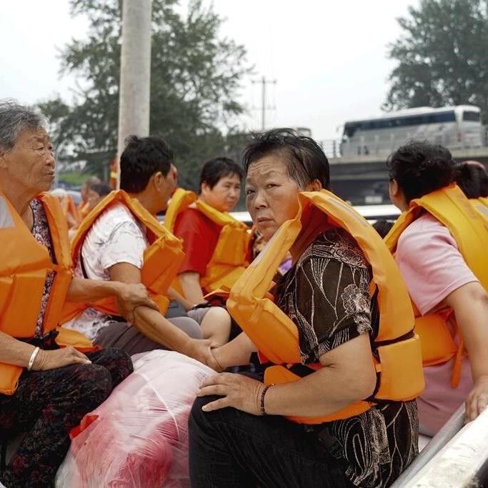 Highway bridge in northern China collapses due to flash floods and casualties are unknown